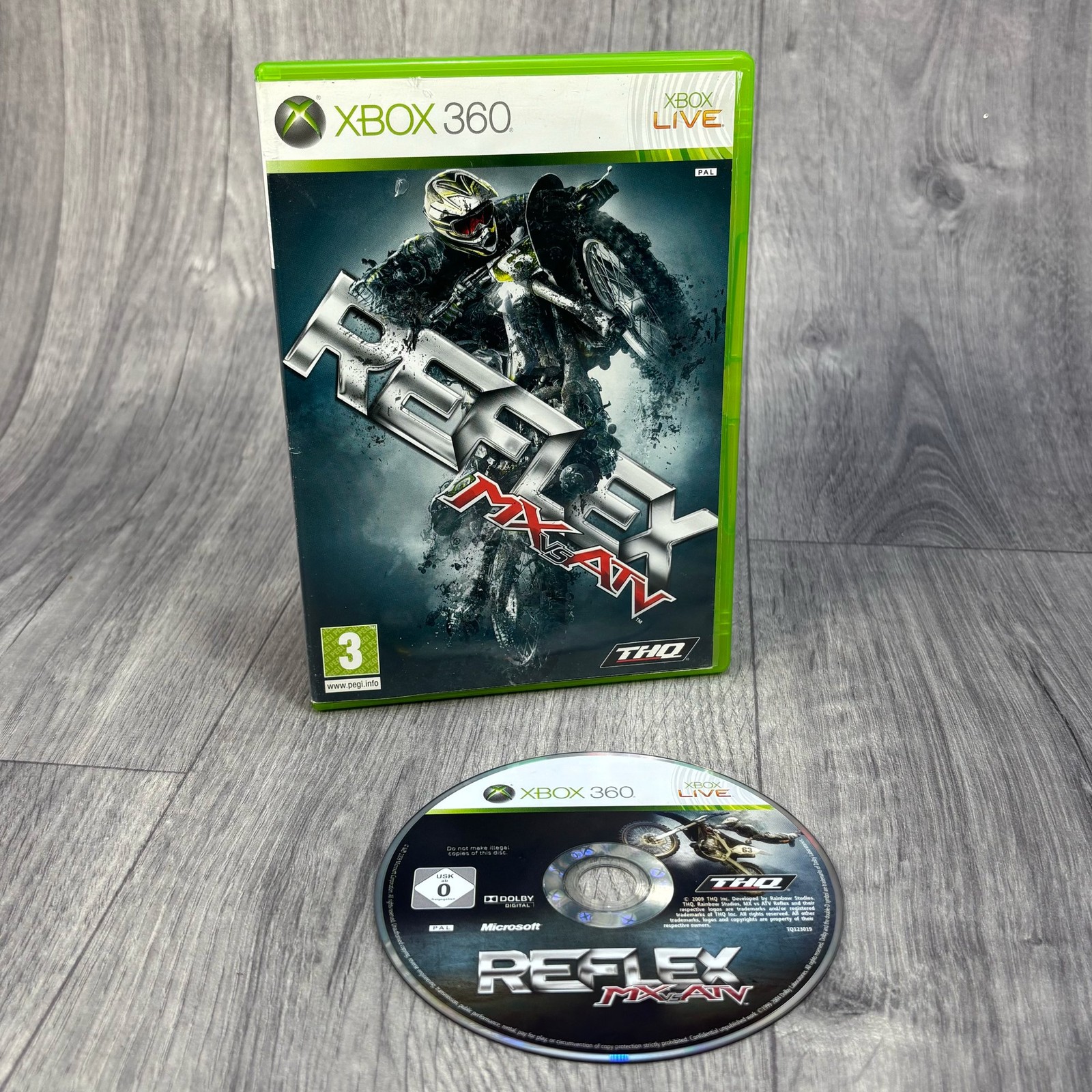 MX vs ATV Reflex Xbox 360 Game THQ Racing Motorbike PAL Boxed 2009