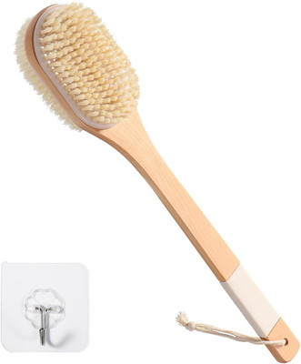 Rückenbürste mit Langem Stiel, 43 cm Duschbürste Badebürste Rückenbürste Dusche 