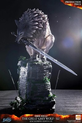 DARK SOULS - The Great Grey Wolf Sif Exclusive Polystone Statue F4F 