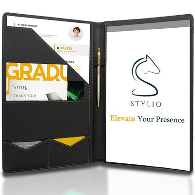Padfolio Portfolio Organizer | Resume Folder, Legal Document Holder, Notepad