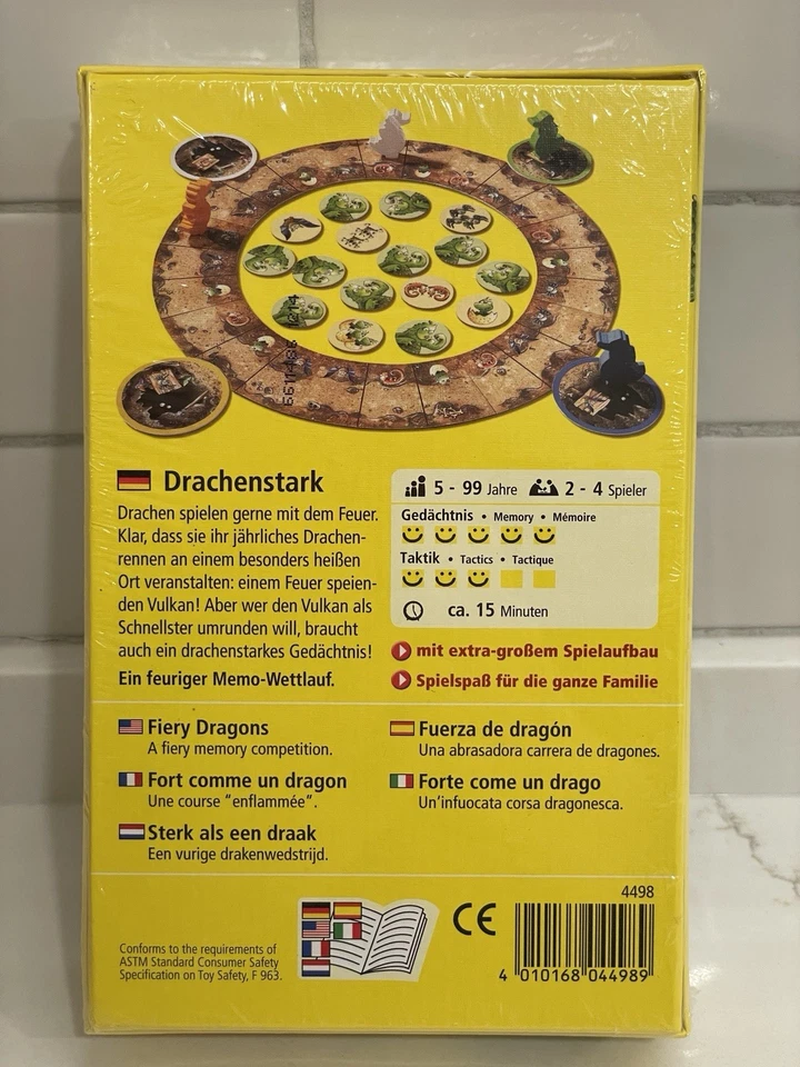 HABA Drachen-Stark Fiery Dragons Memory Game Age 5+ 2-4 Players Family New - Image 2 of 3