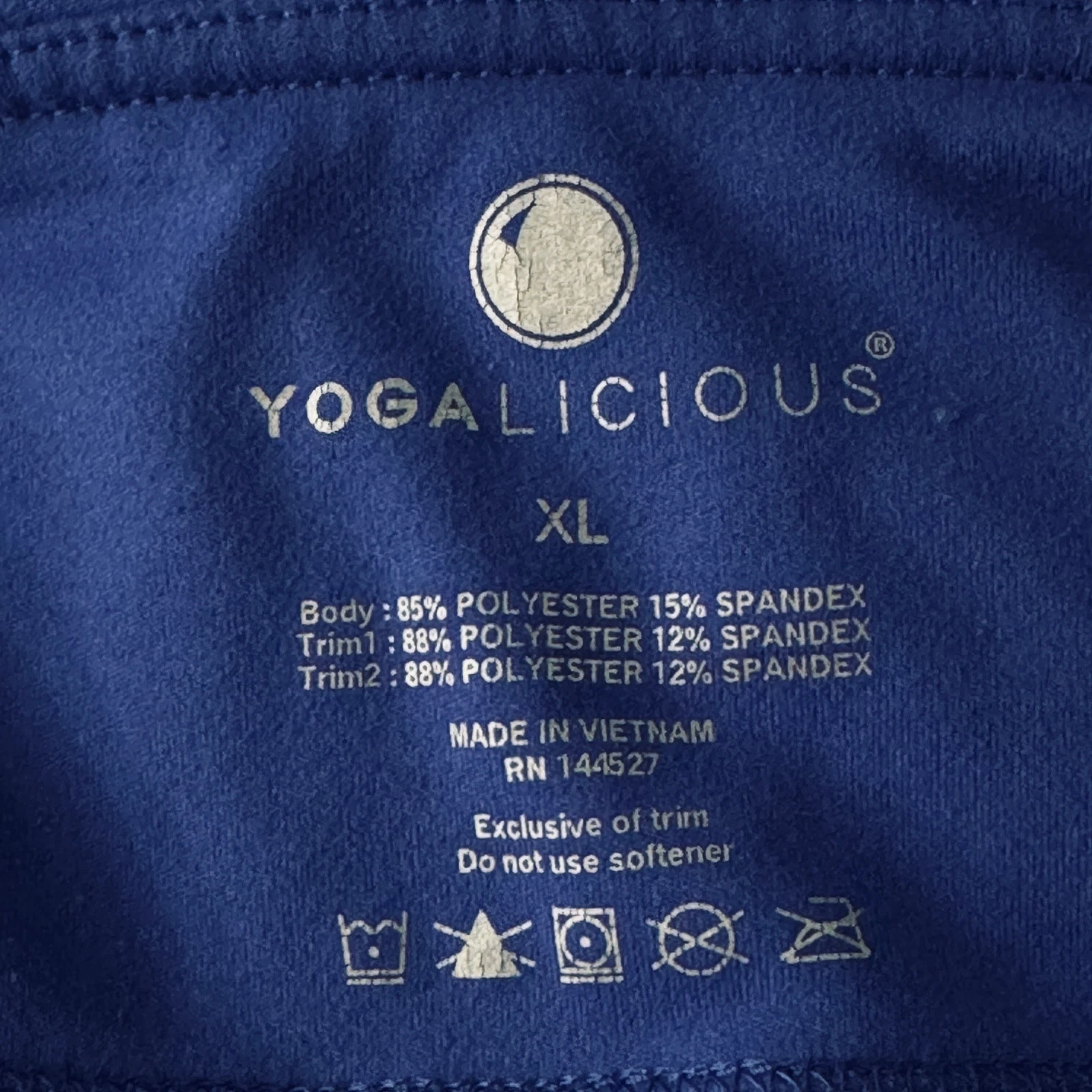 yogalicious ankle inner pocket mesh elastic waist activewear leggings
