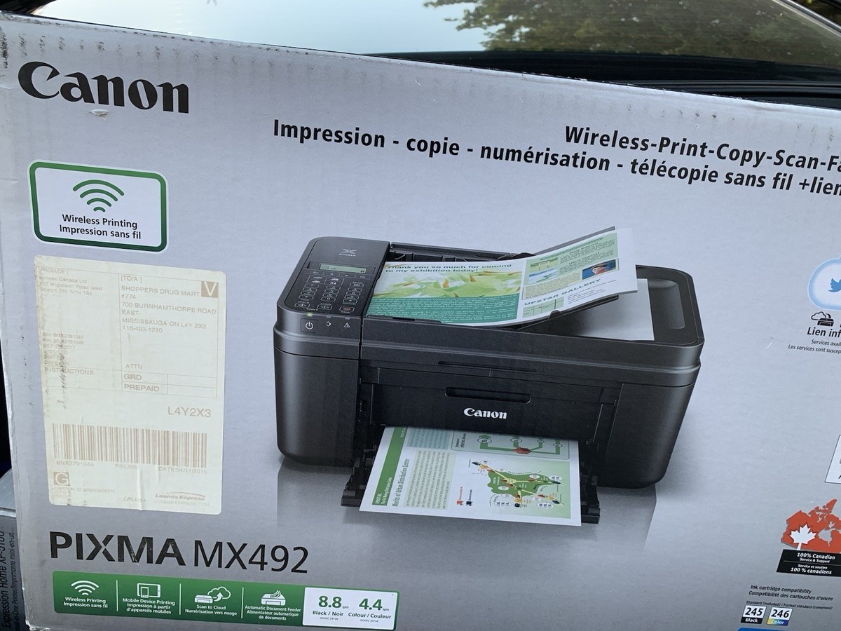 Canon Mx490 Printer Canon Mx494 Wireless Setup Canon PIXMA MX492