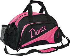 Women'S Nylon Dance Sport Duffel Girl'S Gym Bag Rose Medium