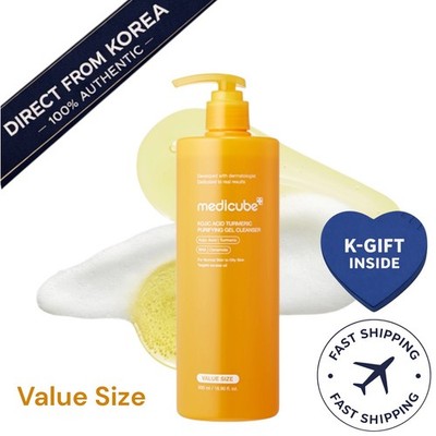 Medicube Kojic Acid Turmeric Purifying Gel Cleanser 500ml 16.9 fl.oz K-Beauty