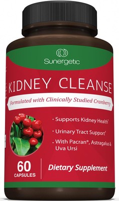Premium Kidney Cleanse Supplement   Powerful Kidney Support Formula with Cran...