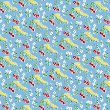 1/2 Yard Fabric - Garden Party Blue Flower Field by Windham Fabrics