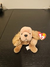 1997 Original Ty Beanie Baby-Spunky the Cocker Spaniel Plush Stuffed Dog w Tag