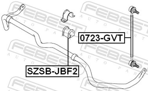 ✅Fits FEBEST SZSB-JBF2 FRONT STABILIZER BAR BUSH D26  ⭐UK Seller⭐