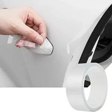 Car Door Edge Guards Car Door Side Protector Strip Anti-33Ft x 0.8In-Transparent