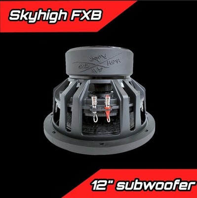 FXB 12 Dual 4ohm Skyhigh 12'' Subwoofer 1500 Watts Rms D4 