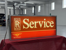 *VERY RARE* 1986 Dualite Rolls Royce & Bentley Illuminated Service Sign