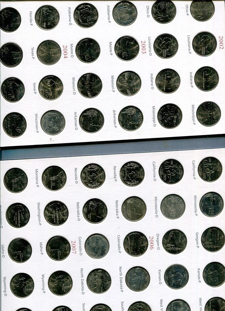 US 50 State Set Quarters 1999-2008 for sale | eBay