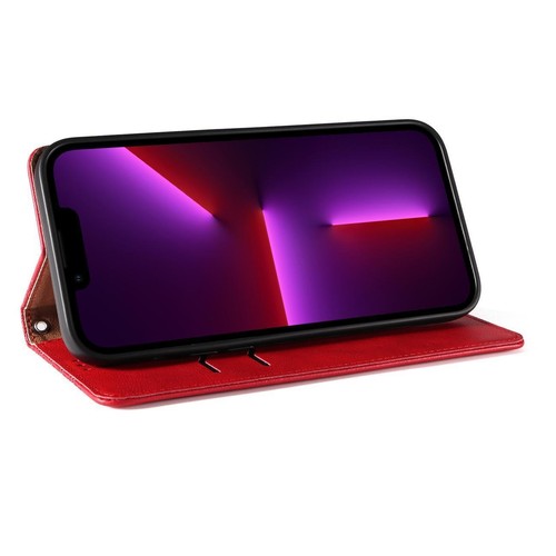 Magnet Strap Case etui iPhone 14 Plus pokrowiec z klapką portfel mini smycz pods - Zdjęcie 10 z 12