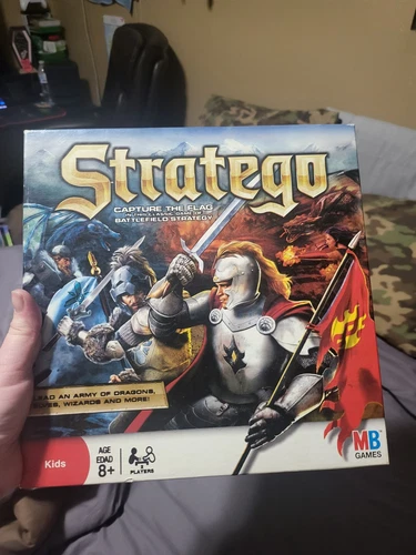 Stratego Ice vs Fire COMPLETE Milton Bradley 2008 Strategy War Spy Fantasy