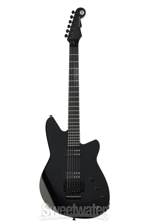 Guitarra eléctrica Reverend Kingbolt Blackout - negra medianoche Foto 2 de 4