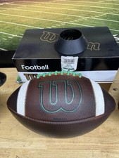 Fully Prepped Wilson GST NCAA/ NFHS Leather Football Ball Official Size