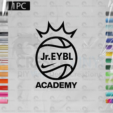 EYBL Heat Transfer  Iron On   1p pick your color  sports diy decal