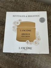 NEW, BOXED Lancome Absolue Full Size Soft Cream, Eye Cream, Cleanser Trio Set