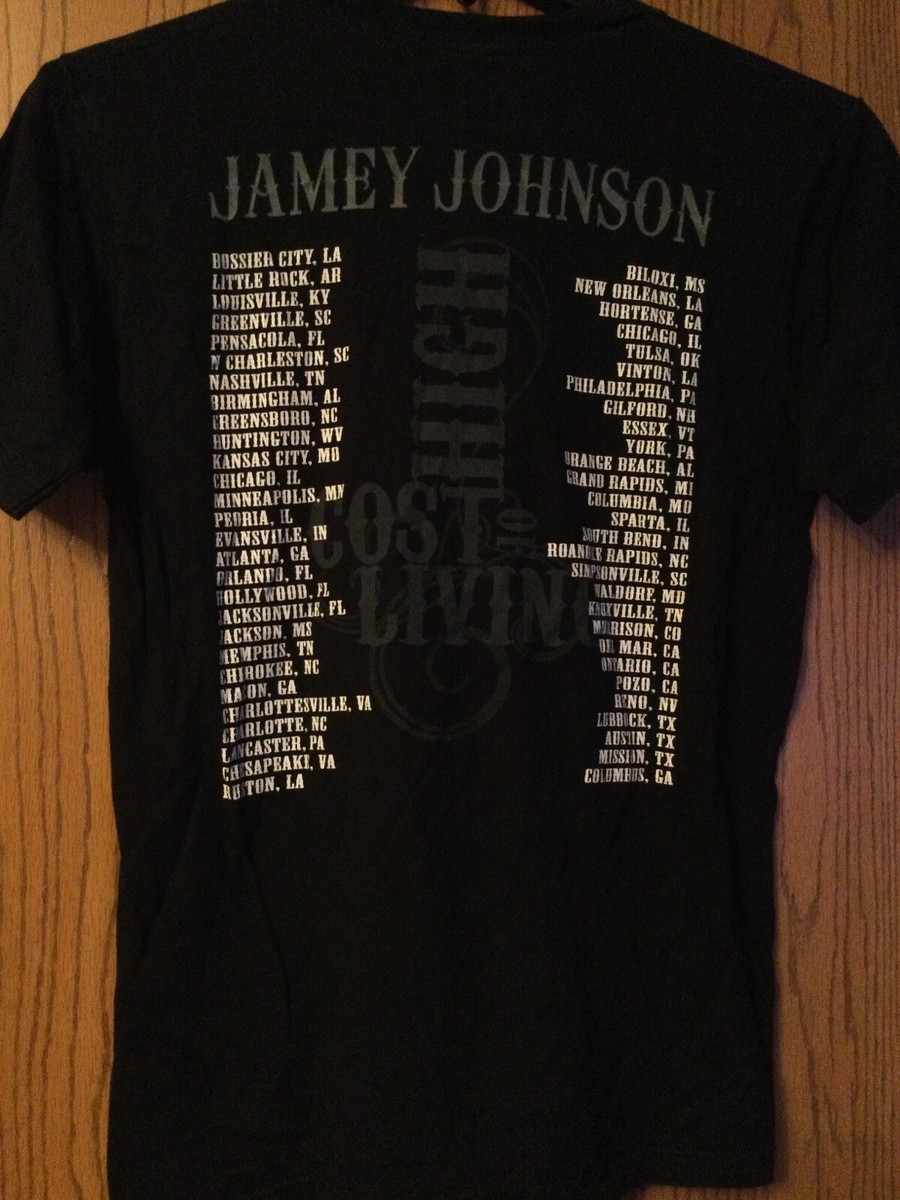 Jamey Johnson - “The High Cost Of Living” - Black Shirt - M