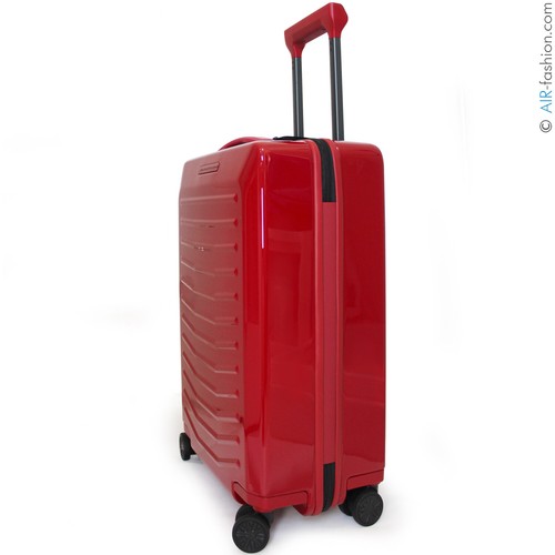 Porsche Design Roadster glossy red Hardside carry-on spinner Suitcase Trunk S 21 - Picture 11 of 14