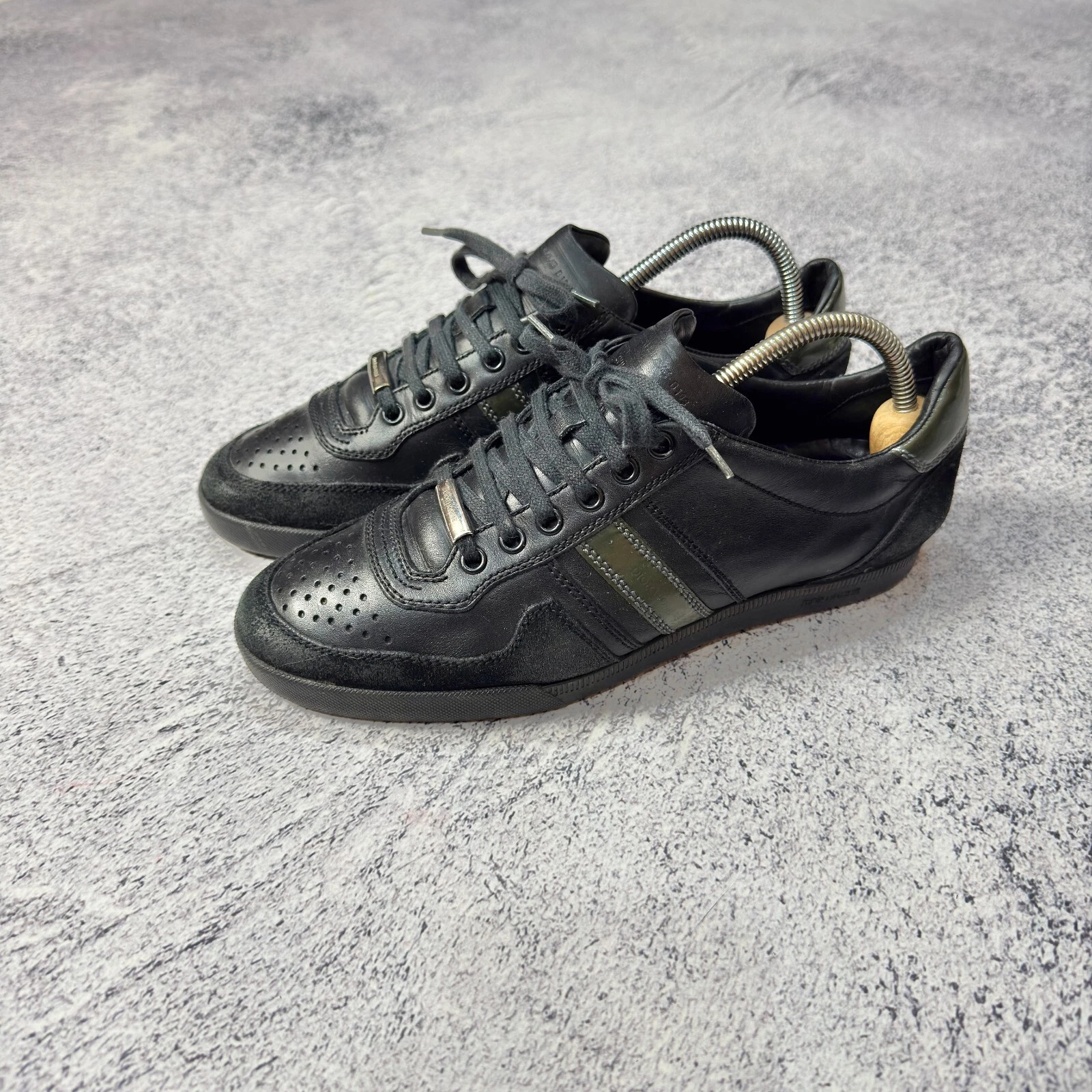 Baskets homme Dior Homme cuir noir US8 UK7 EU41 26 cm