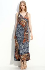 Marc By Marc Jacobs Gettysburg Jersey Maxi Dress XS