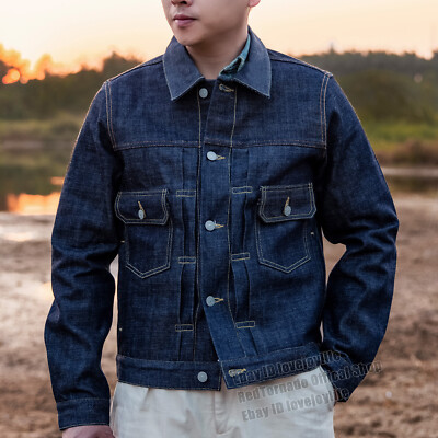 Red Tornado Type 2 Jean Jacket Raw Selvedge Denim Outerwear 507XX