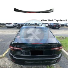 Glossy Black Fit For 19-2026 Vw Jetta Mk7 With Reflector Rear Spoiler Trunk Wing