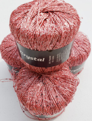 (Tahki) Stacy Charles Crystal Laceweight yarn w/ Sequins Single Skein SALE!!