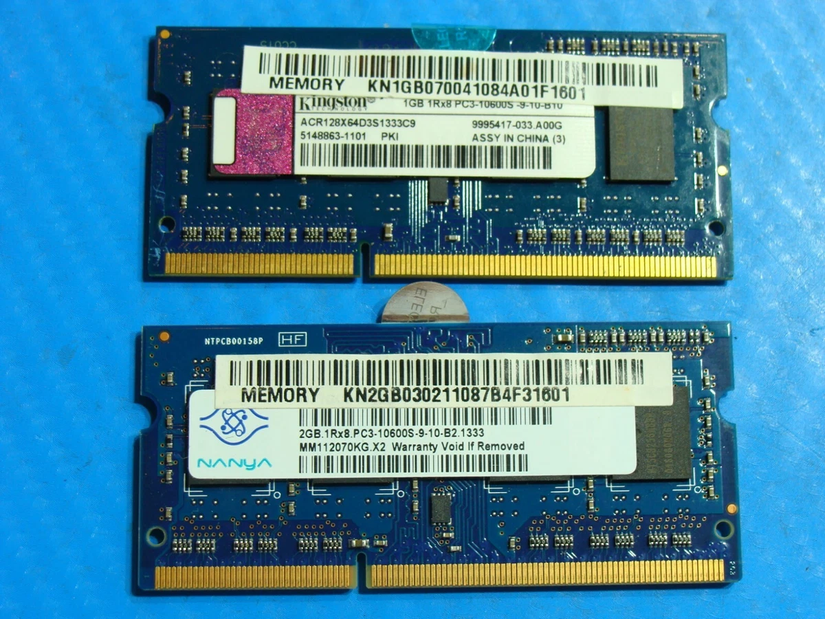 Acer 5736Z 4460 3GB Kingston 1GB Navya 2GB Memory RAM PC3 10600S
