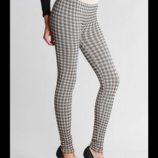 NEW Nikibiki Houndstooth Taupe Leggings One Size Fits Most