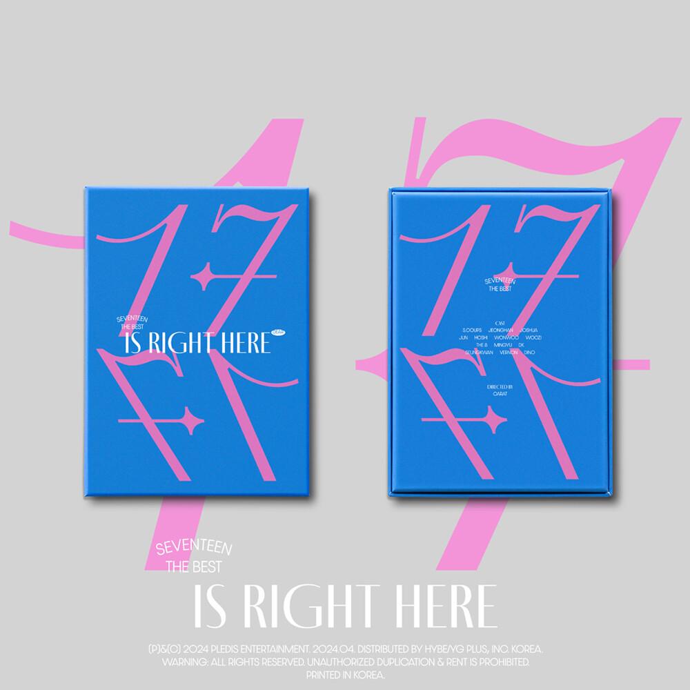 17 IS RIGHT HERE DEAR.ver コンプリートセット SEVENTEEN BEST ALBUM 17 IS RIGHT HERE DEAR Ver 2CD+Binder+