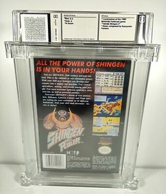 Shingen the Ruler New Nintendo NES Factory Sealed WATA Grade 9.4 A Mint Rare