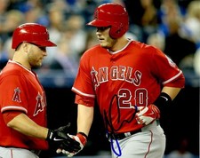 AUTOGRAPHED C.J. CRON 8X10 Los Angeles  Angels Photo MLB Hologram