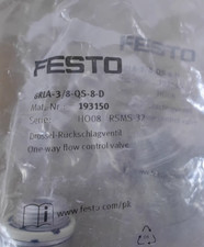 1PC NEW FESTO Throttle valve Governing valve GRLA-3/8-QS-8-D 193150 #LL