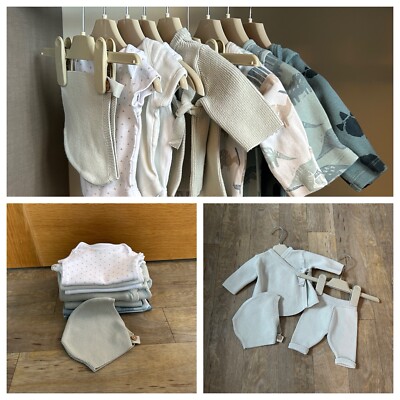 Kleines/Früh/Frühchen Baby Jungen Kleidung Paket Top Zustand.