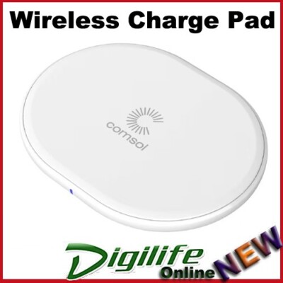 Comsol 10W Wireless Charge Pad White White (No PSU)