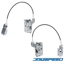 Front Left & Right Door Lock Latch with Cable & Rod Kit for 92-97 Ford F-Series