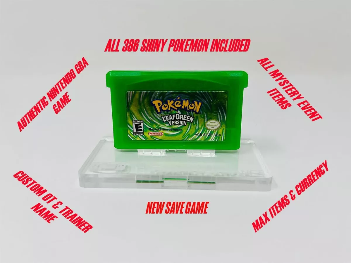 GBA Game Cartridge Video Game Console Card Pokemon Adventure Red Yellow  Blue Green English Version Collection Gifts Toys