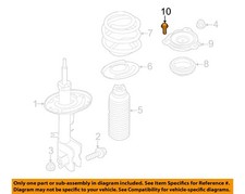 NISSAN OEM 13-20 Altima Struts Components-Strut Mount Bolt 544593JA0A