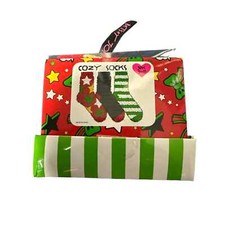 Betsey Johnson Cozy Winter Socks 3 Pack Colorful Size 9-11 NIB