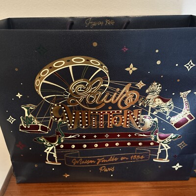 Louis Vuitton Store Gift Bags Set Christmas Edition (100
