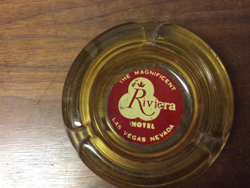 Vintage Hotel Rivera In Las Vegas, Nevada Ashtray