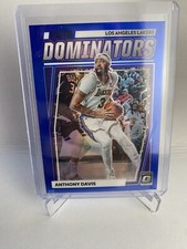 Anthony Davis 2022-23 Optic Blue Elite Dominators /49!!! #6 Lakers