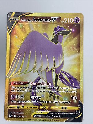 pokemon serie oro metal articuno de galar v .ps - Buy Antique trading cards  on todocoleccion