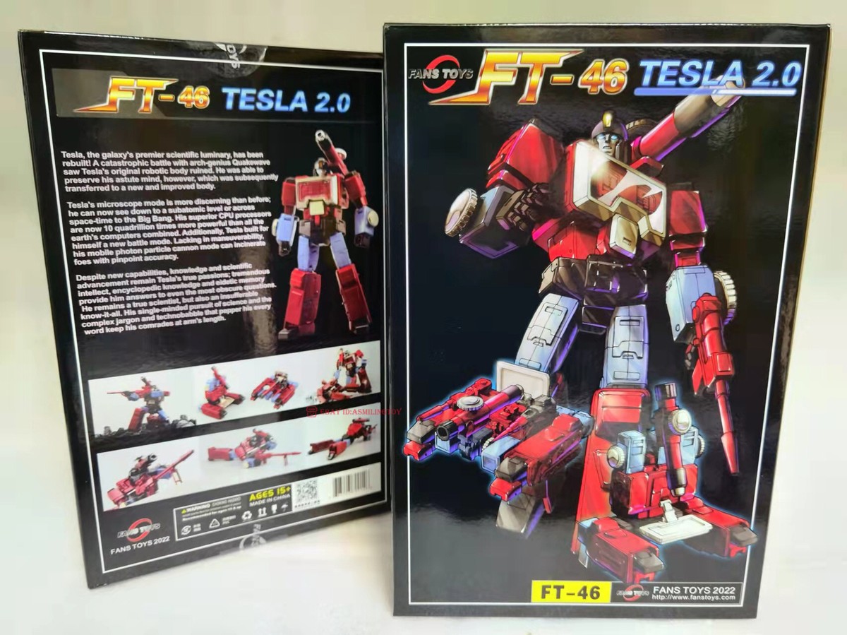 Fanstoys FT46 Tesla 2.0 MP Scale Action Figure Robot Model Toy In