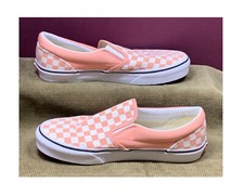 VANS "OFF THE WALL" UNISEX 7 JUNIORS PINK/PEACHY COLOR SNEAKERS/SHOES