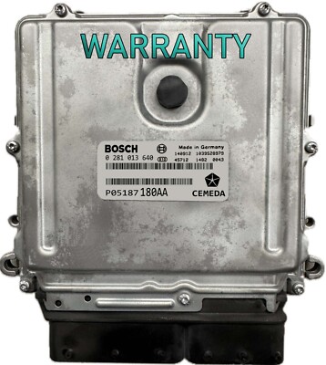 Steuergerät ECU Jeep Cherokee 3.0 CRD 0281013640 P05187180AA, tested in the car