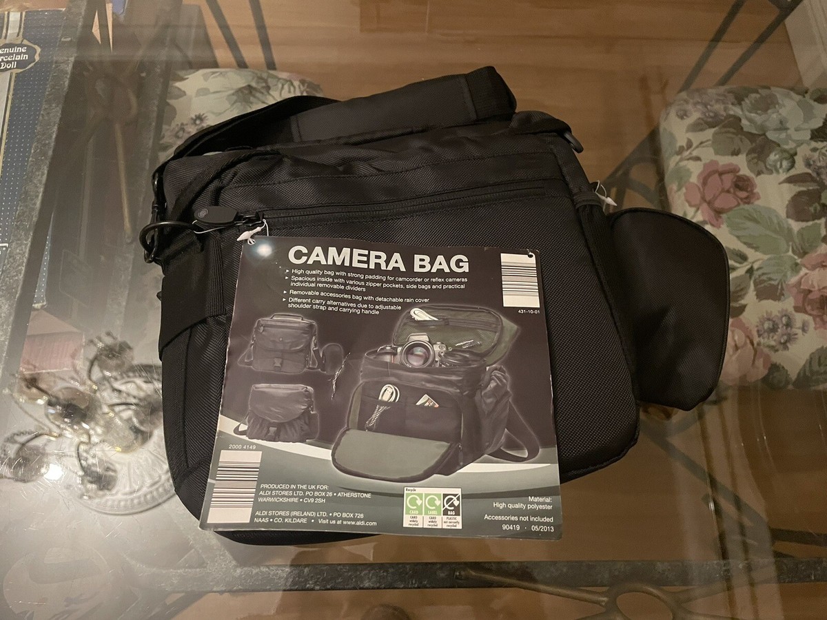 Aldi Black Camera Bag UK